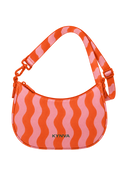 Orange and pink wave KYNVA Roam crossbody bag